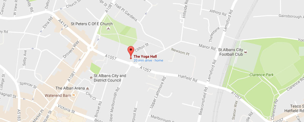 Map Yoga Hall
